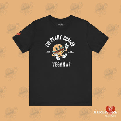 Mr. Plant Burger - Vegan T-Shirt - Vegan America