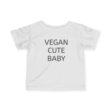 Vegan Baby Tee, Cute Infant T-Shirt, Organic Cotton Toddler Shirt, Eco - Friendly Baby Gift, Baby Shower Present - Vegan America