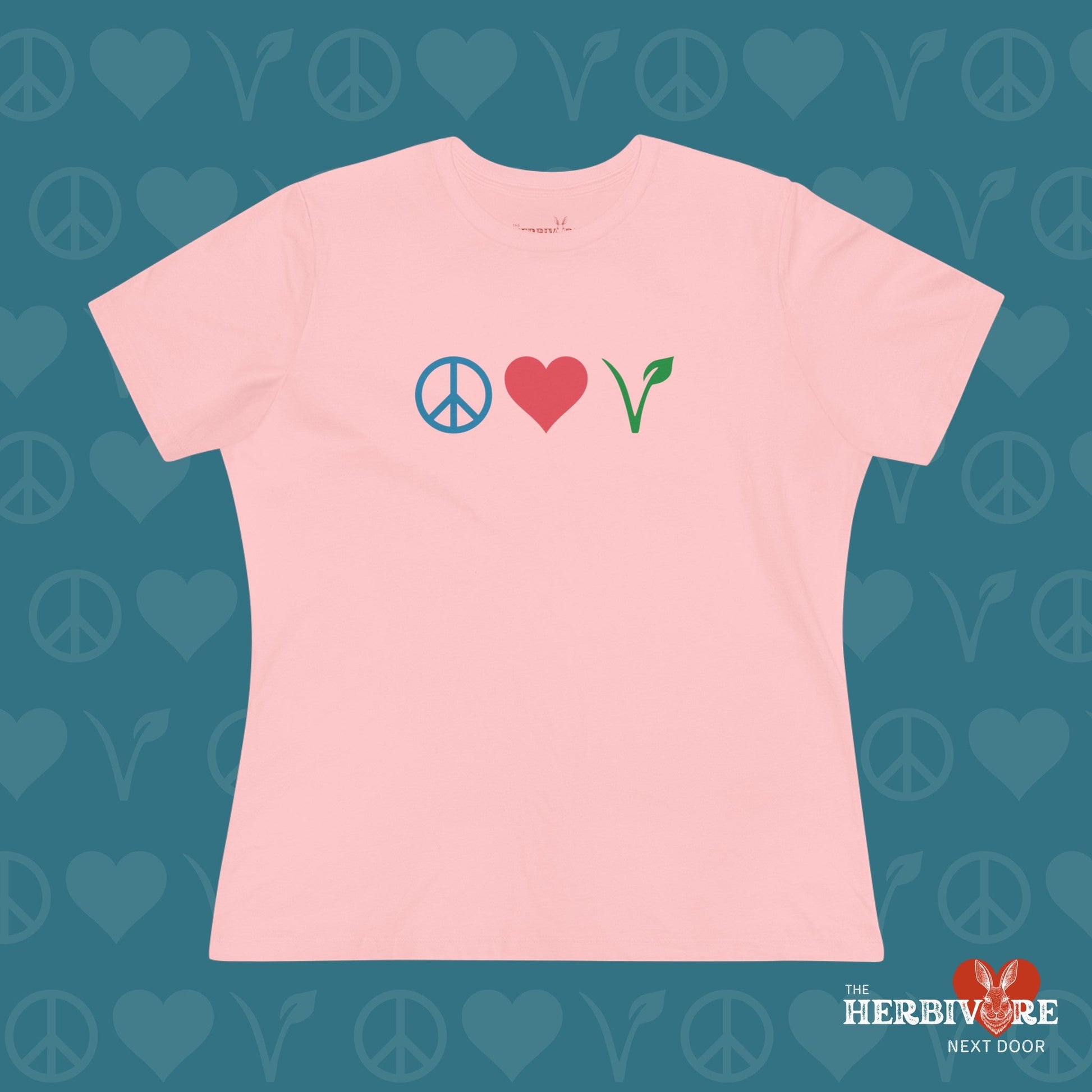 Peace Love Vegan - Women's Style T-Shirt - Vegan America