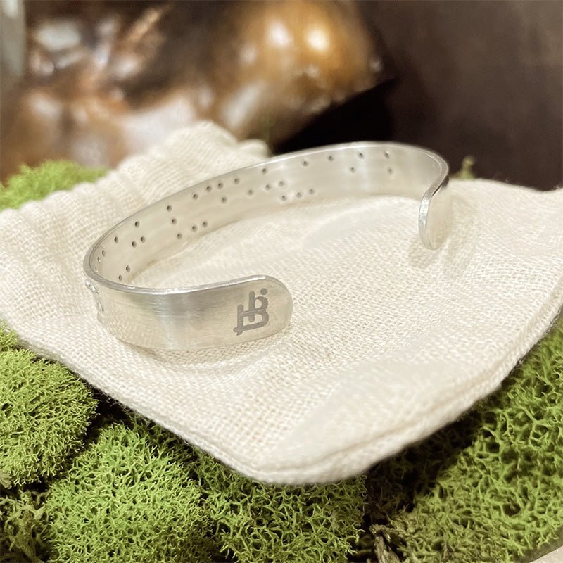 Beautiful Human Braille Cuff Bracelet - Vegan America