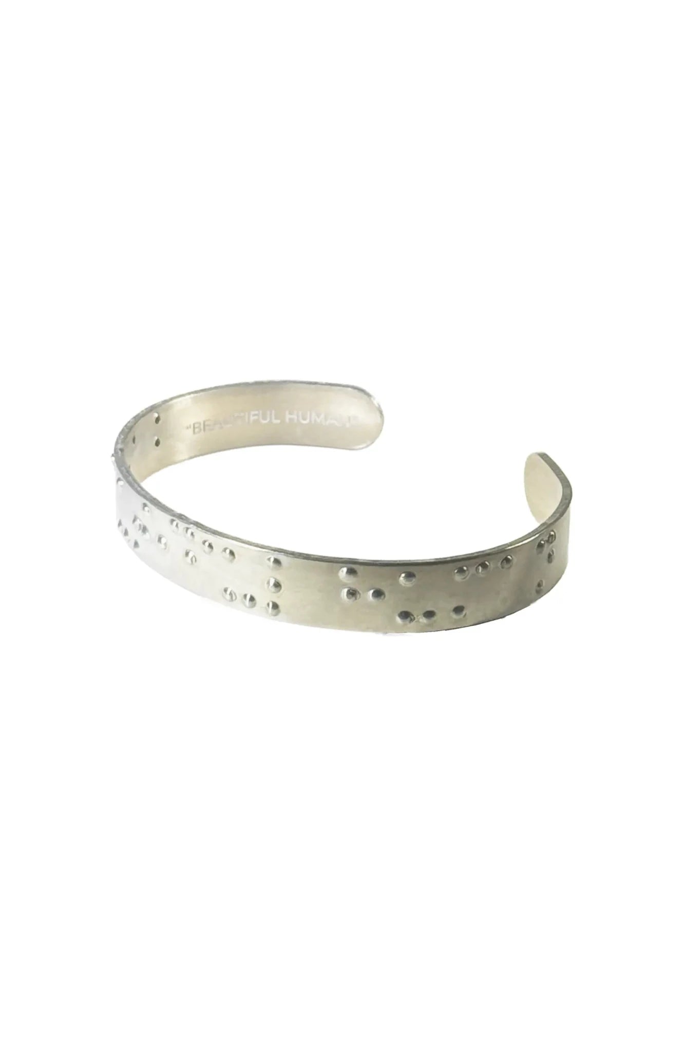 Beautiful Human Braille Cuff Bracelet - Vegan America