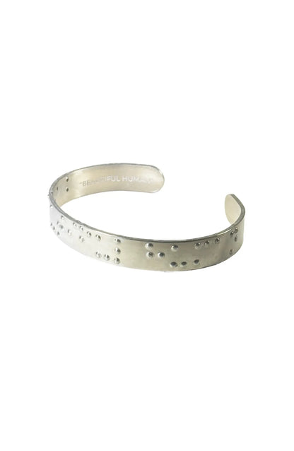 Beautiful Human Braille Cuff Bracelet - Vegan America