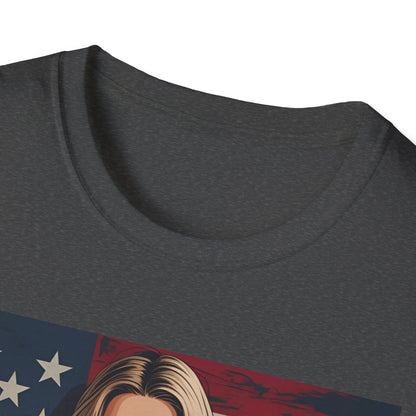 Vegan America T-Shirt | UnisexSoftstyle Tee, Eco - Friendly Fashion, Gift for Vegans, Independence Day Outfit, Casual Wear - Vegan America