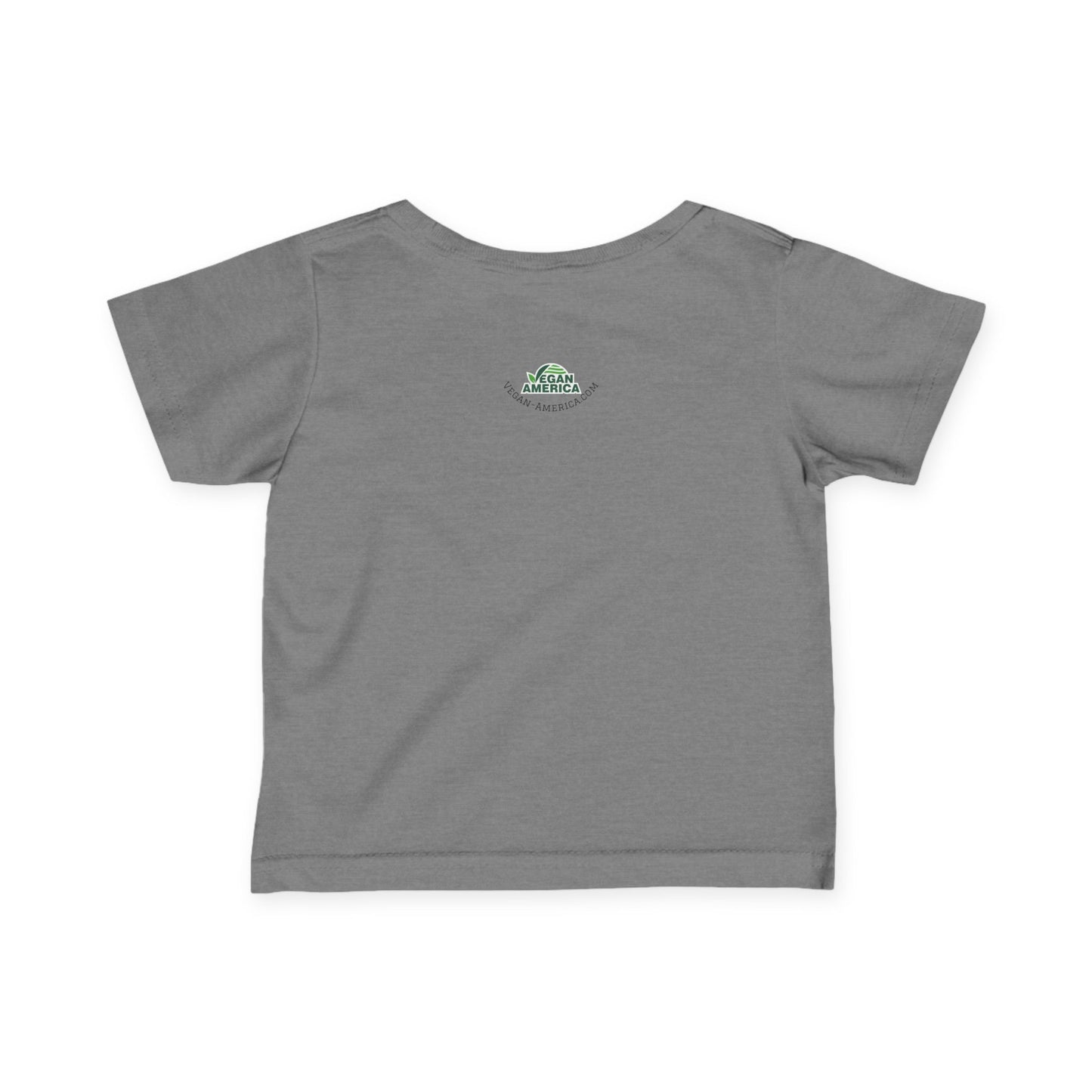 Vegan Baby Tee, Cute Infant T-Shirt, Organic Cotton Toddler Shirt, Eco - Friendly Baby Gift, Baby Shower Present - Vegan America