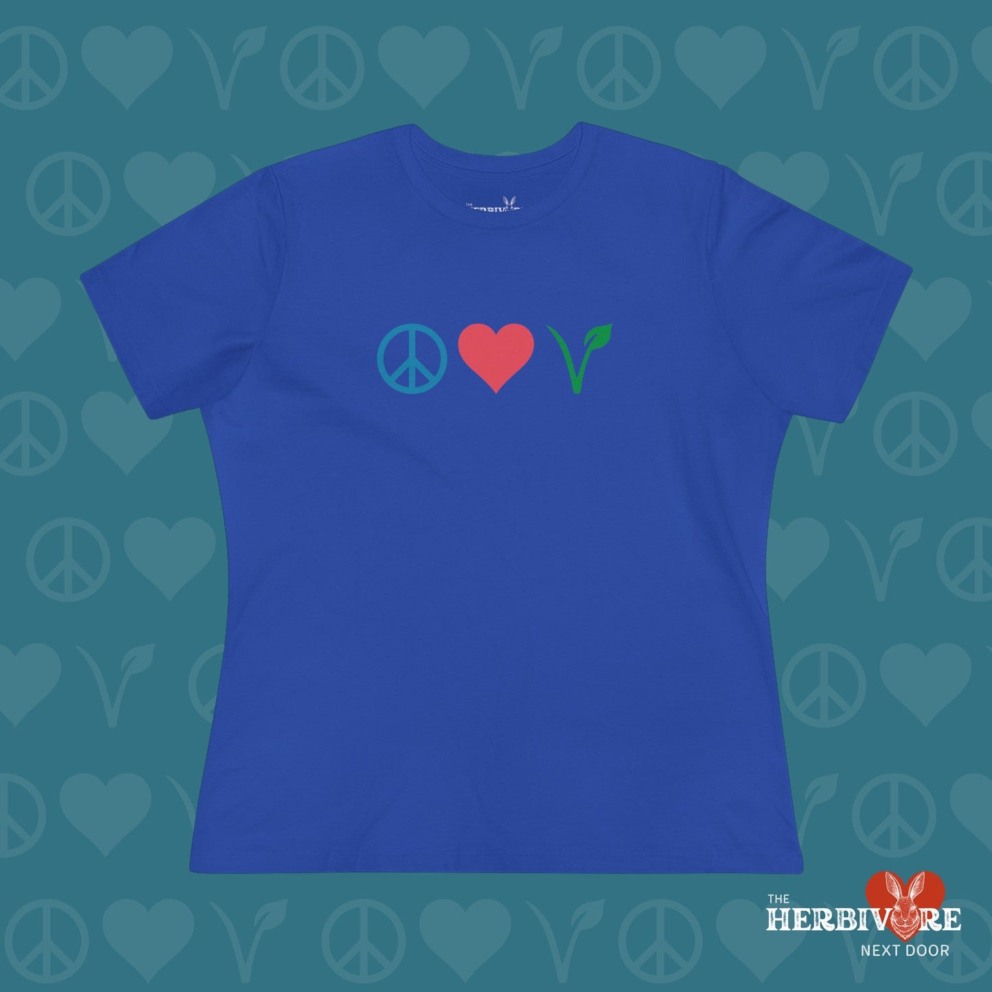 Peace Love Vegan - Women's Style T-Shirt - Vegan America