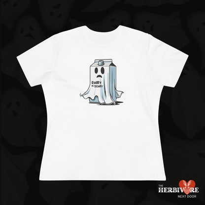 Dairy is Scary - Women's Style B&C 6400 - Vegan America