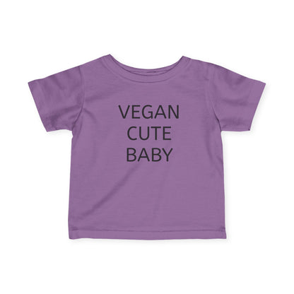 Vegan Baby Tee, Cute Infant T-Shirt, Organic Cotton Toddler Shirt, Eco - Friendly Baby Gift, Baby Shower Present - Vegan America