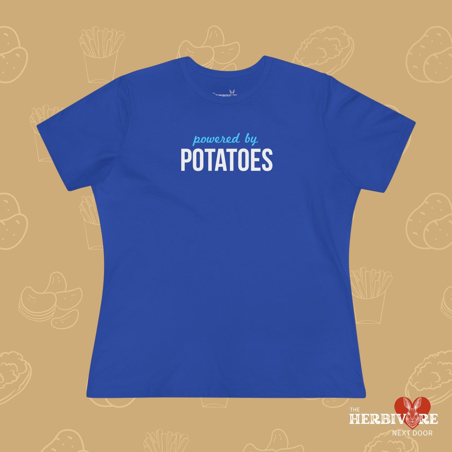 Powered by Potatoes - Women's Style T-Shirt - Vegan America