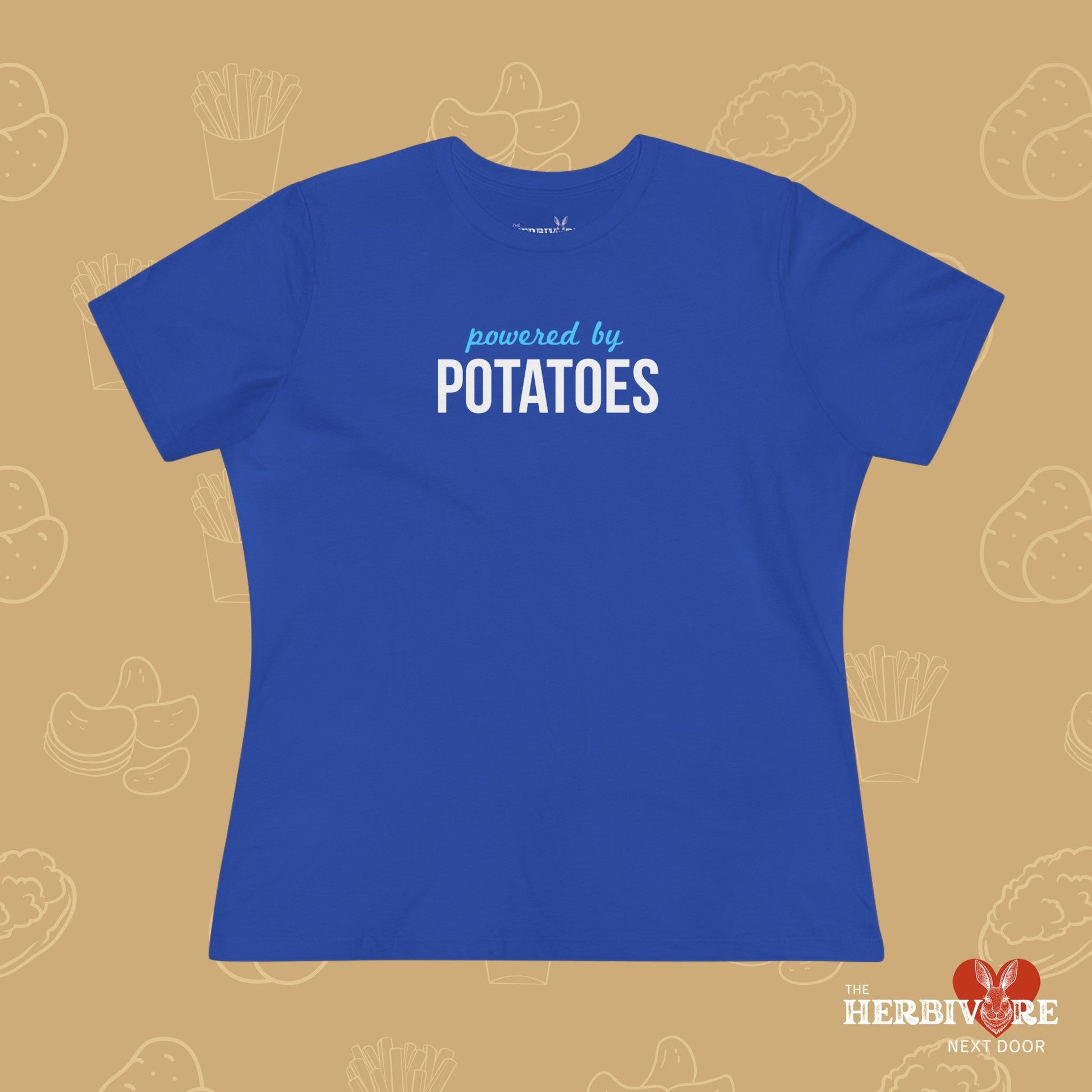 Powered by Potatoes - Women's Style T-Shirt - Vegan America