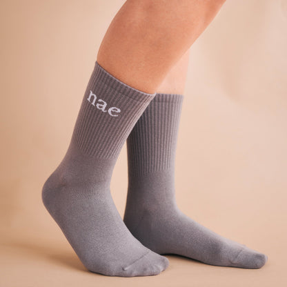 Socks Pack 3 Grey