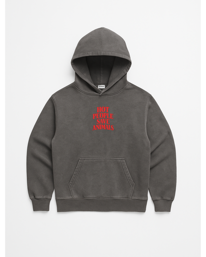 HOT PEOPLE SAVE ANIMALS HOODIE