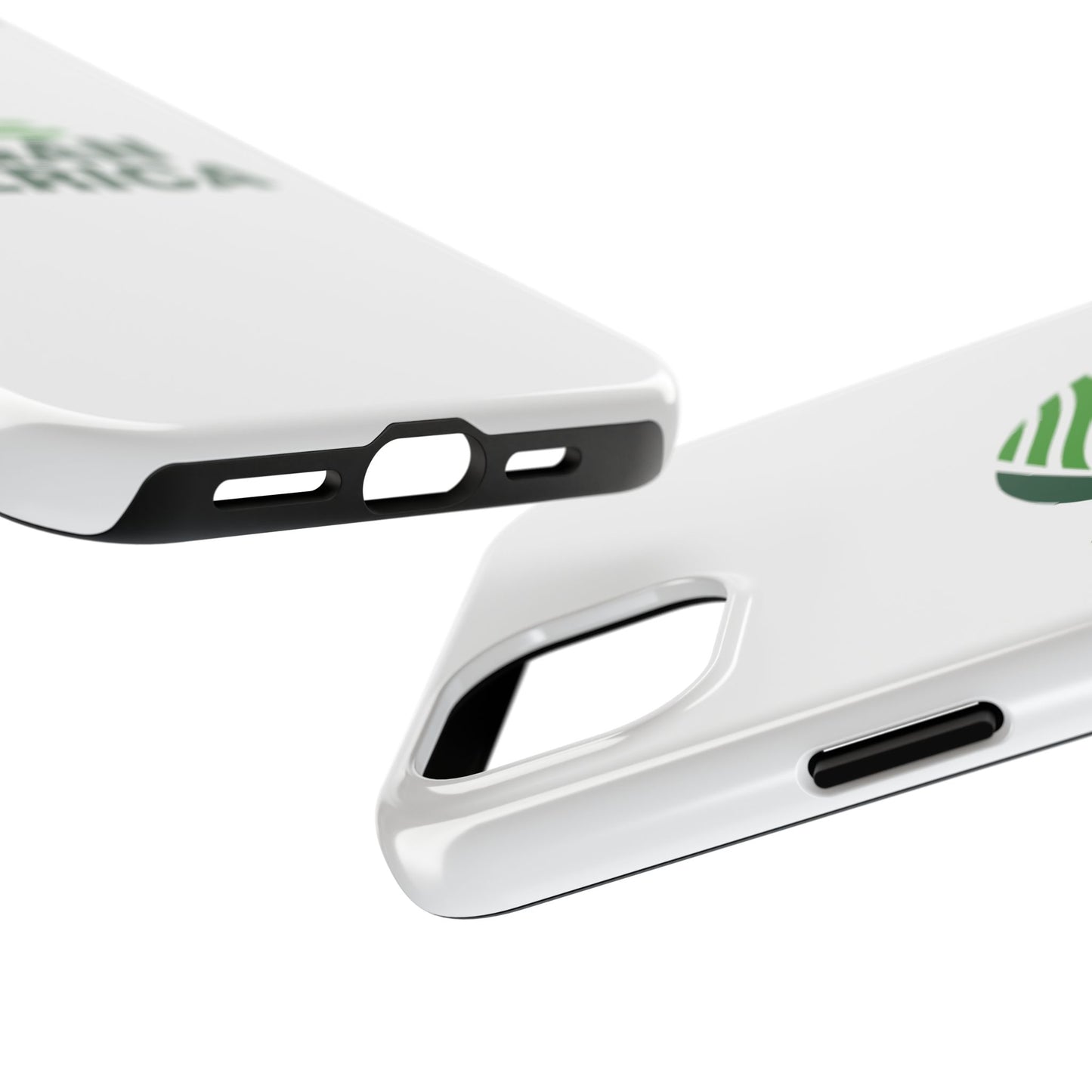 Vegan America Tough Phone Case — Eco - Friendly Plant Logo Protective Cover - Vegan America