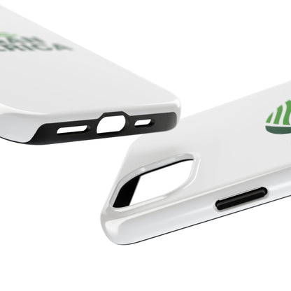 Vegan America Tough Phone Case — Eco - Friendly Plant Logo Protective Cover - Vegan America