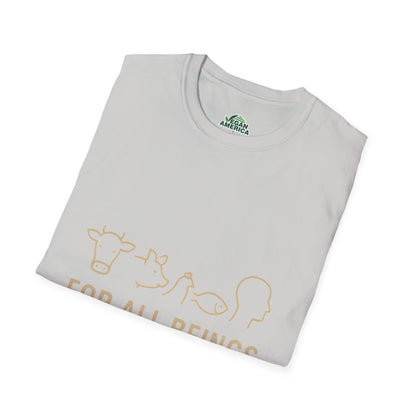 Unisex Vegan America T-Shirt, Eco - Friendly Apparel, Plant - Based Lifestyle Shirt, Perfect Gift for Vegans, Animal Rights Awareness Wear - Vegan America