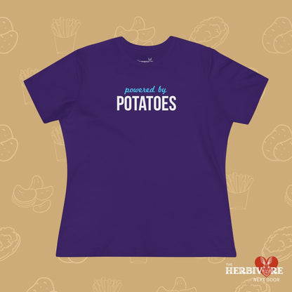 Powered by Potatoes - Women's Style T-Shirt - Vegan America