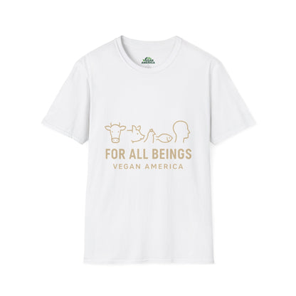Unisex Vegan America T-Shirt, Eco - Friendly Apparel, Plant - Based Lifestyle Shirt, Perfect Gift for Vegans, Animal Rights Awareness Wear - Vegan America