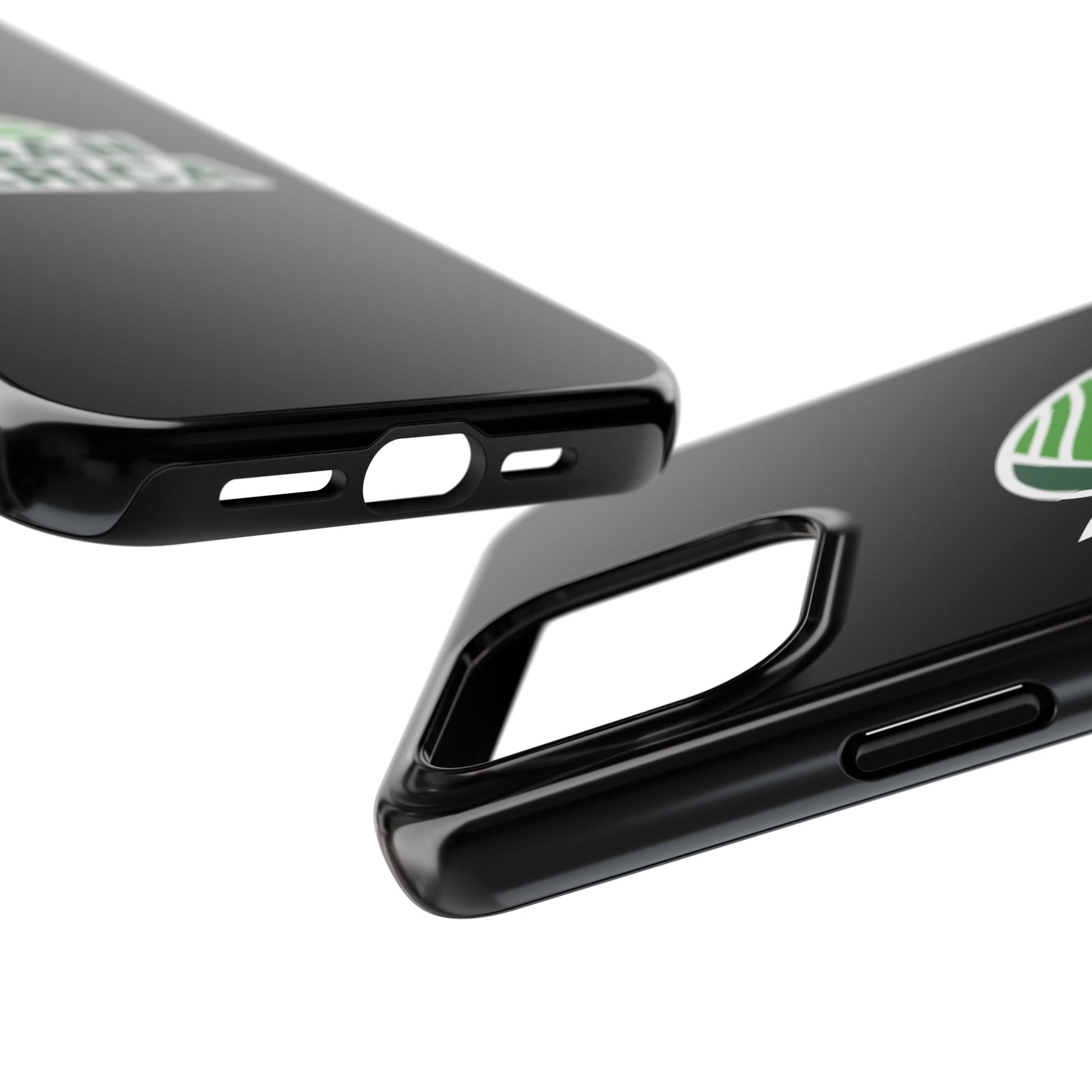 Vegan America Tough Phone Case — Green Leaf Vegan Pride Protective Cover - Vegan America