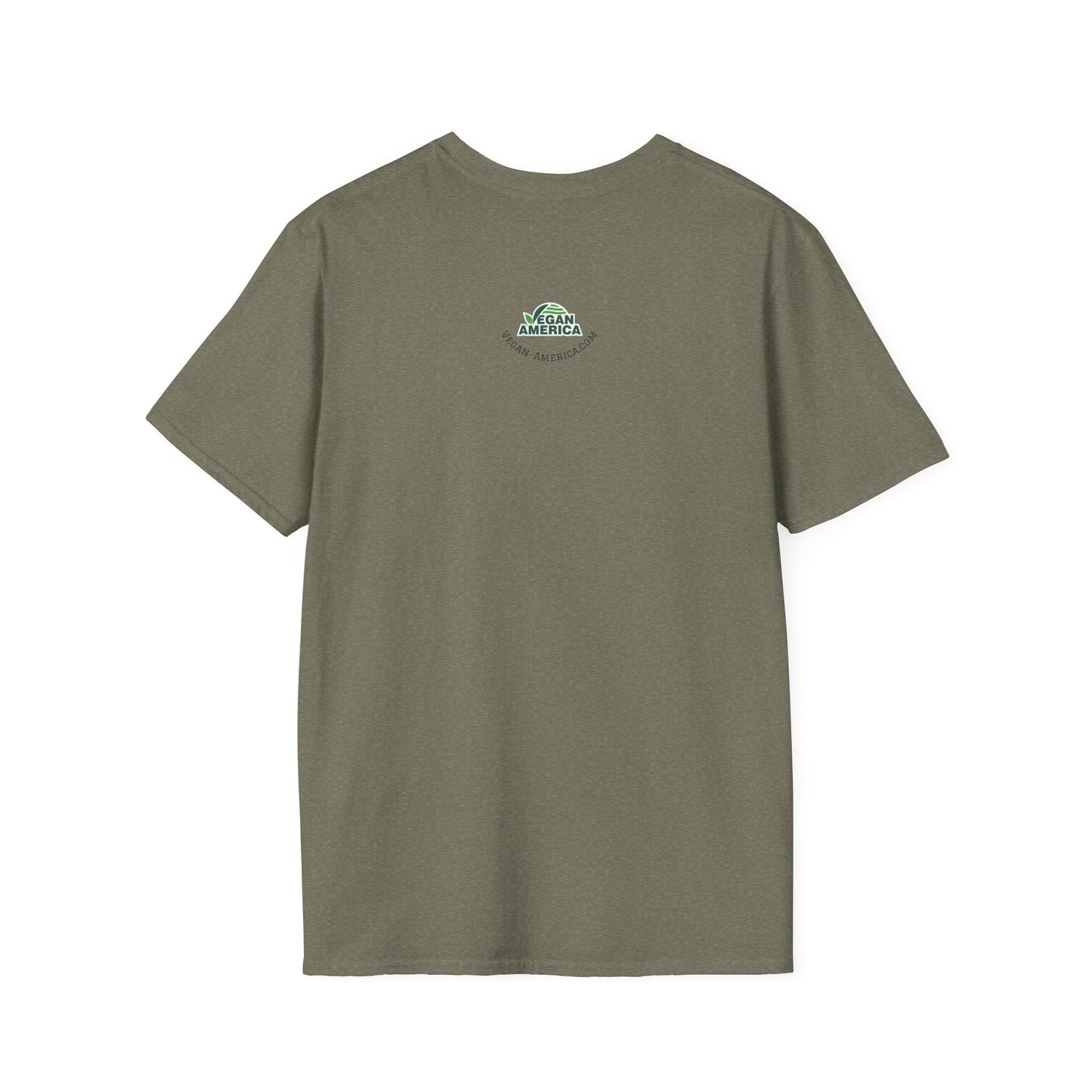 Unisex Vegan America T-Shirt, Eco - Friendly Apparel, Plant - Based Lifestyle Shirt, Perfect Gift for Vegans, Animal Rights Awareness Wear - Vegan America