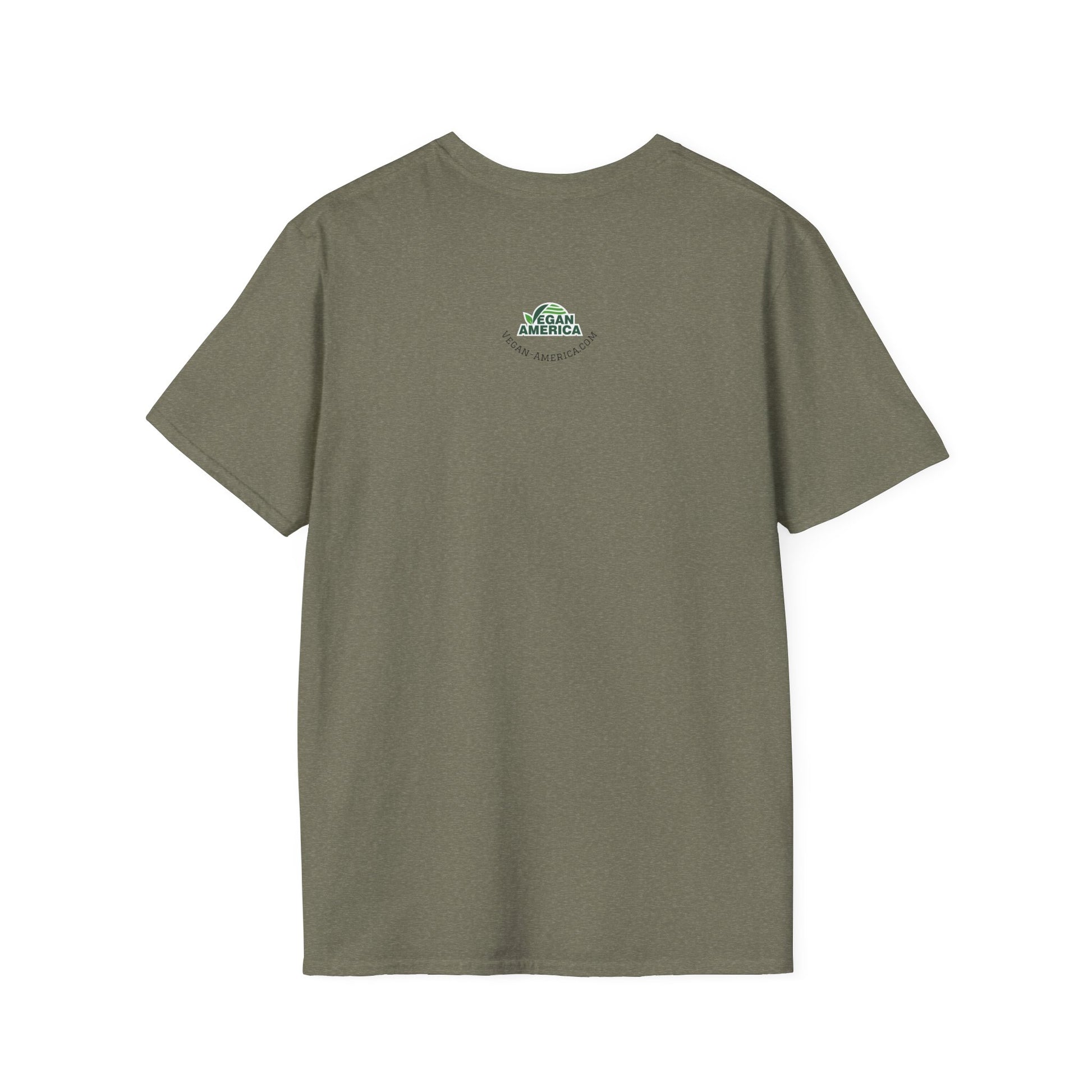Unisex Vegan America T-Shirt, Eco - Friendly Apparel, Plant - Based Lifestyle Shirt, Perfect Gift for Vegans, Animal Rights Awareness Wear - Vegan America