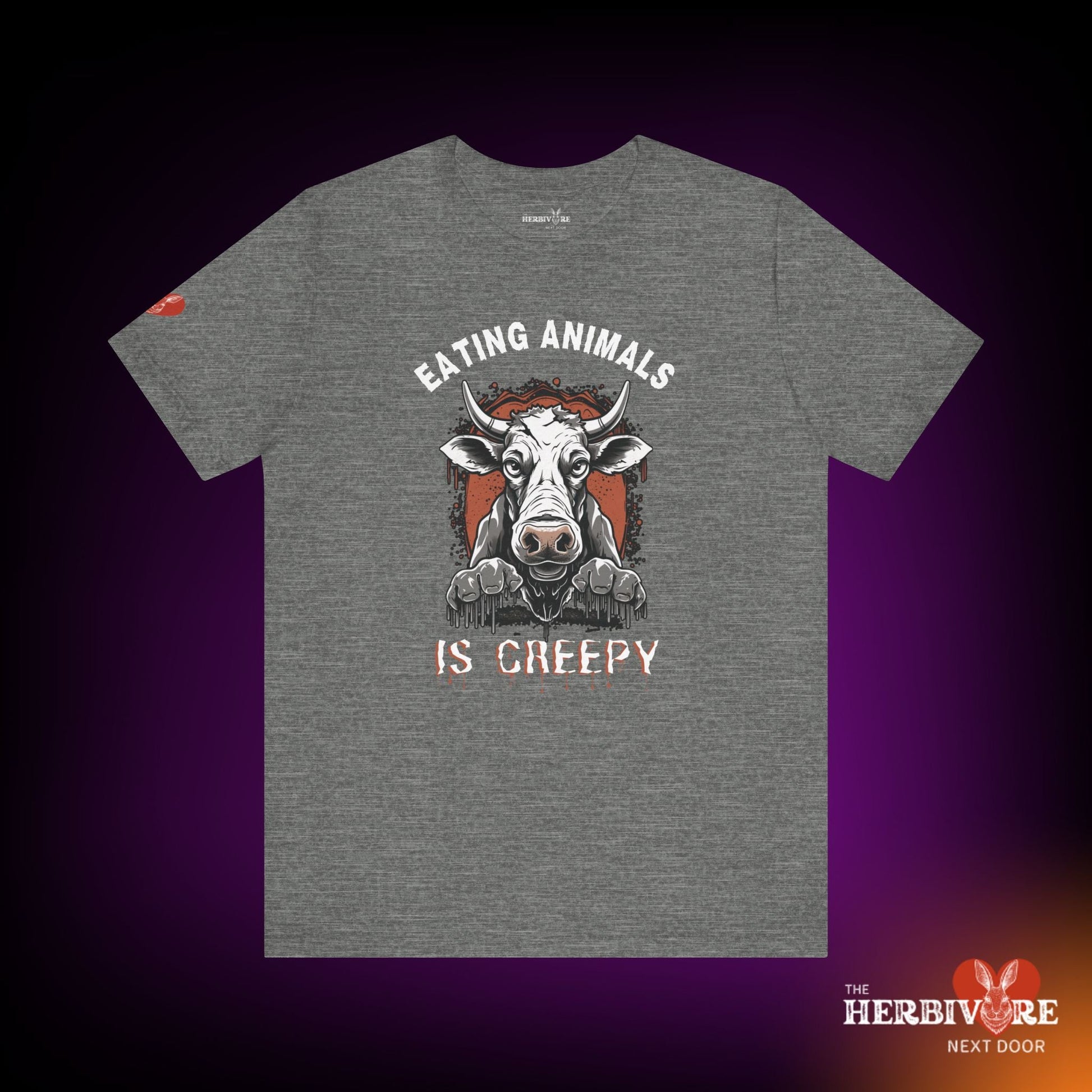 Eating Animals is Creepy T-Shirt - Vegan America