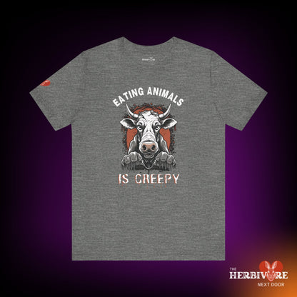 Eating Animals is Creepy T-Shirt - Vegan America