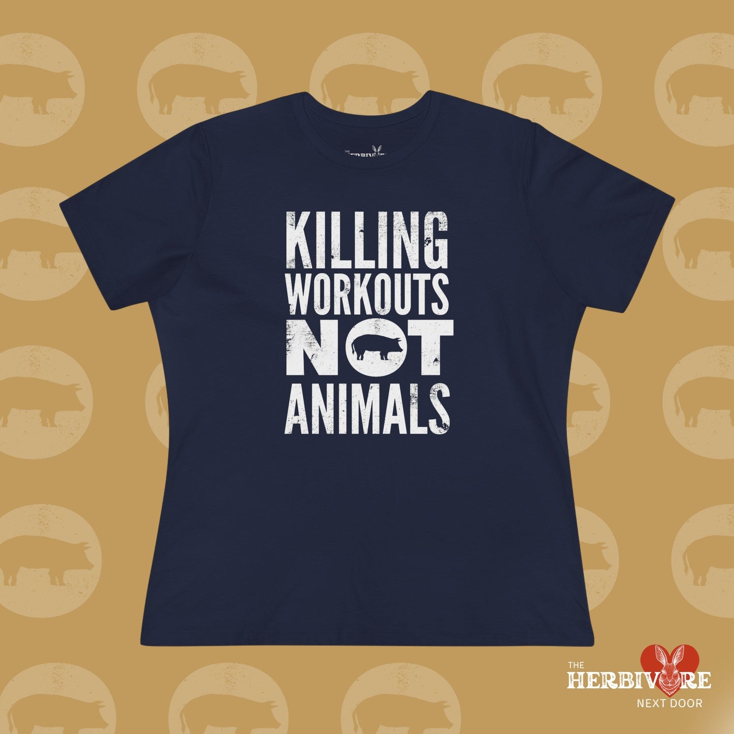Killing Workouts Not Animals - Women's Style B&C 6400 - Vegan America