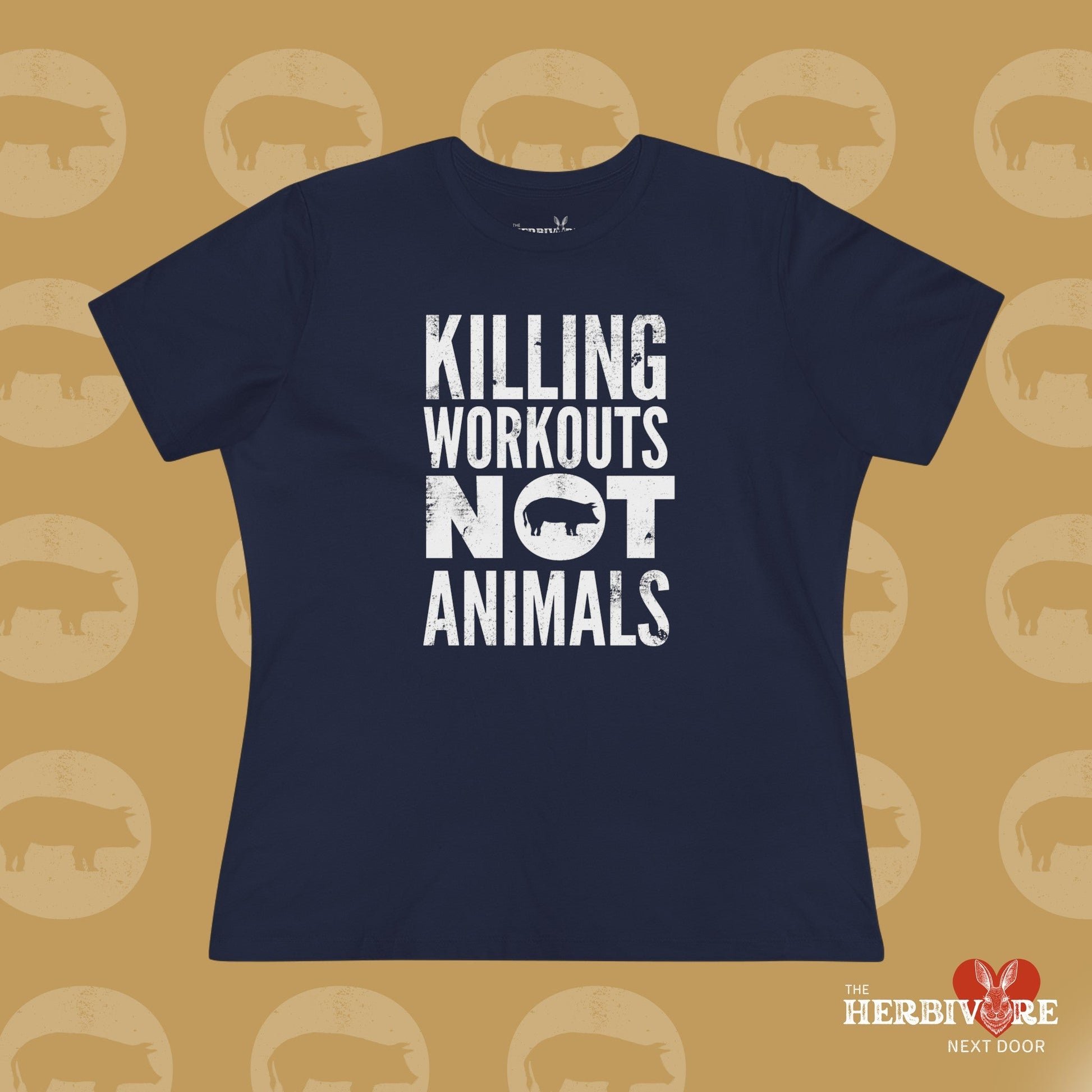 Killing Workouts Not Animals - Women's Style B&C 6400 - Vegan America
