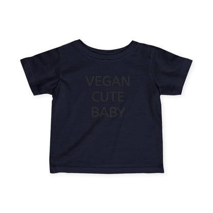 Vegan Baby Tee, Cute Infant T-Shirt, Organic Cotton Toddler Shirt, Eco - Friendly Baby Gift, Baby Shower Present - Vegan America