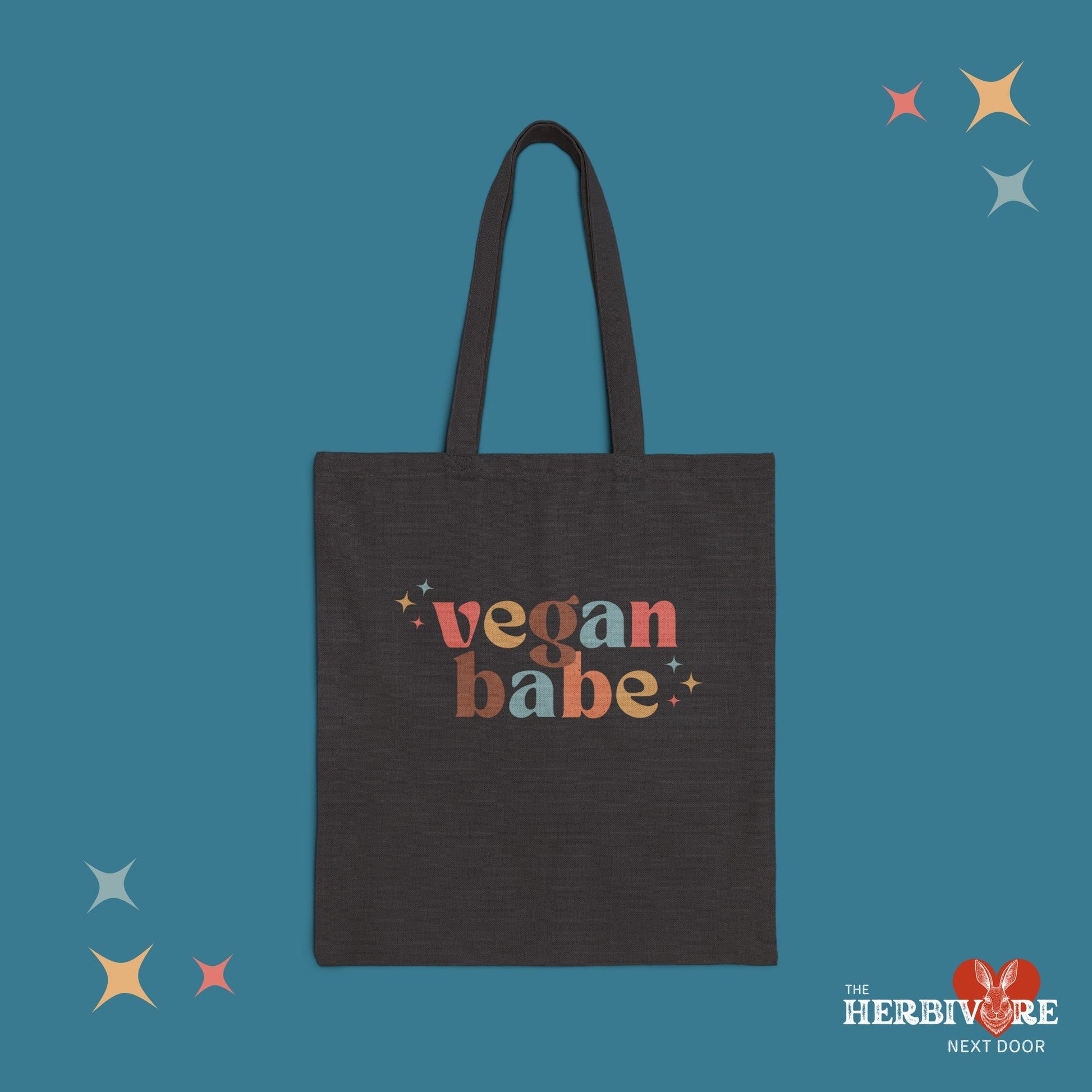 Vegan Babe - Cotton Canvas Tote Bag - Vegan America