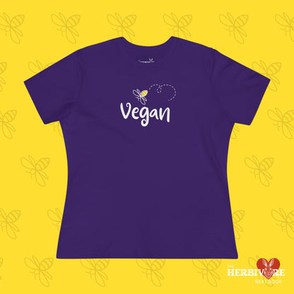 Bee Vegan - Women's Style B&C 6400 - Vegan America