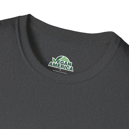 Unisex Vegan America T-Shirt, Eco - Friendly Apparel, Plant - Based Lifestyle Shirt, Perfect Gift for Vegans, Animal Rights Awareness Wear - Vegan America