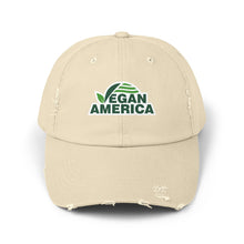 Vegan America Distressed Cap, Casual Baseball Hat for Outdoor Lovers, Gift for Eco - Conscious Friends, Perfect for Summer Adventures, [...] - Vegan America