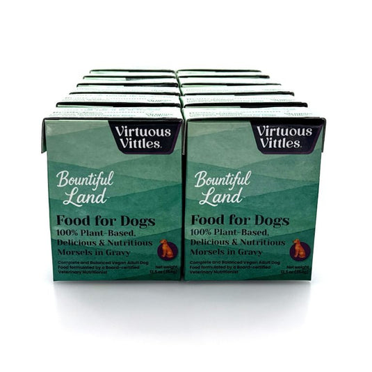 Bountiful Land Food for Dogs - 12 pack of 12.5oz containers - Vegan America