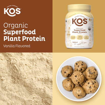 Organic Plant Protein, Vanilla, 28 Servings
