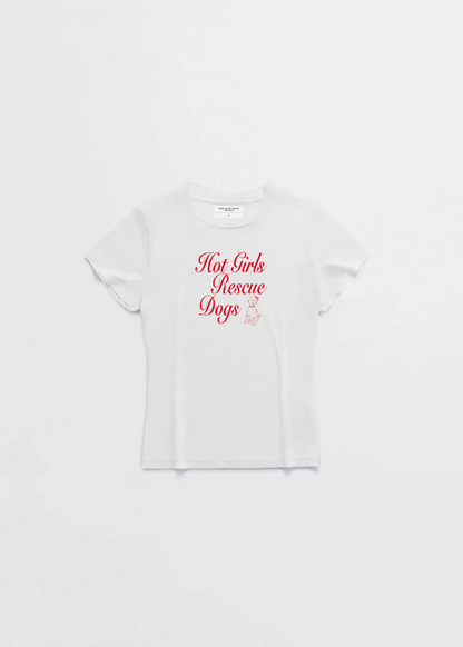 HOT GIRLS RESCUE DOGS BABY TEE