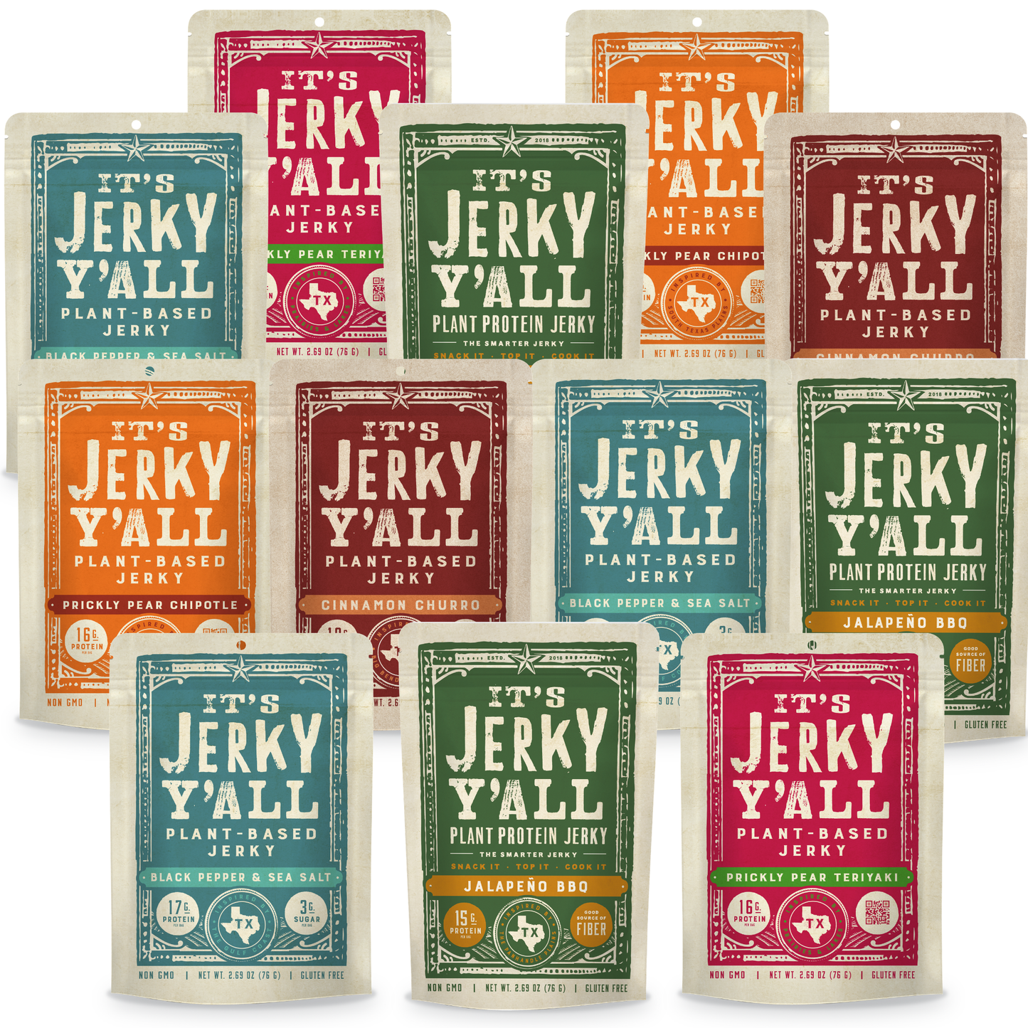 Build Your Own 12-Pack | Plant Protein Jerky