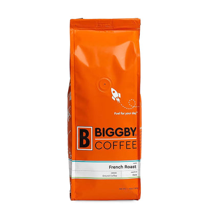 Biggby French Roast 12oz Ground 100% Farm Direct Coffee - Vegan America