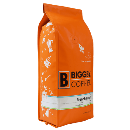 Biggby French Roast 12oz Ground 100% Farm Direct Coffee - Vegan America