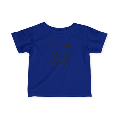 Vegan Baby Tee, Cute Infant T-Shirt, Organic Cotton Toddler Shirt, Eco - Friendly Baby Gift, Baby Shower Present - Vegan America