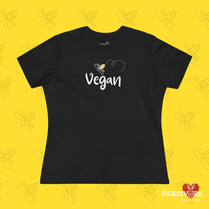Bee Vegan - Women's Style B&C 6400 - Vegan America