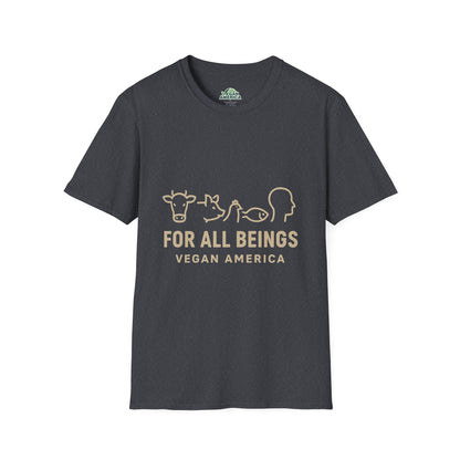 Unisex Vegan America T-Shirt, Eco - Friendly Apparel, Plant - Based Lifestyle Shirt, Perfect Gift for Vegans, Animal Rights Awareness Wear - Vegan America