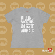 Killing Workouts Not Animals - Women's Style B&C 6400 - Vegan America