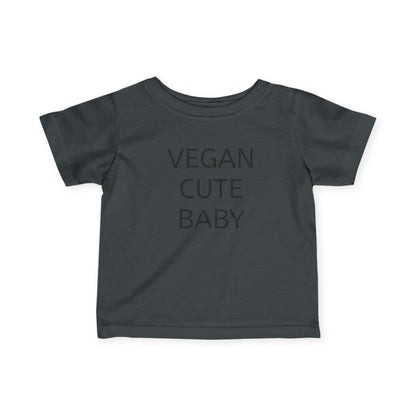 Vegan Baby Tee, Cute Infant T-Shirt, Organic Cotton Toddler Shirt, Eco - Friendly Baby Gift, Baby Shower Present - Vegan America