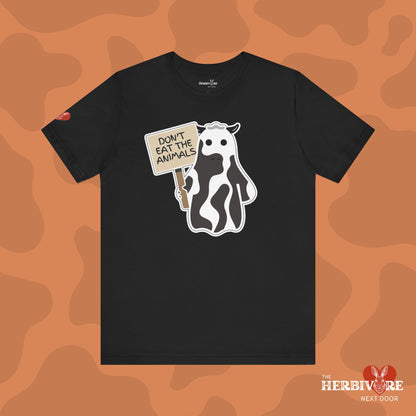 Ghost Cow Dont Eat The Animals - Unisex - Vegan America