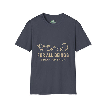 Unisex Vegan America T-Shirt, Eco - Friendly Apparel, Plant - Based Lifestyle Shirt, Perfect Gift for Vegans, Animal Rights Awareness Wear - Vegan America