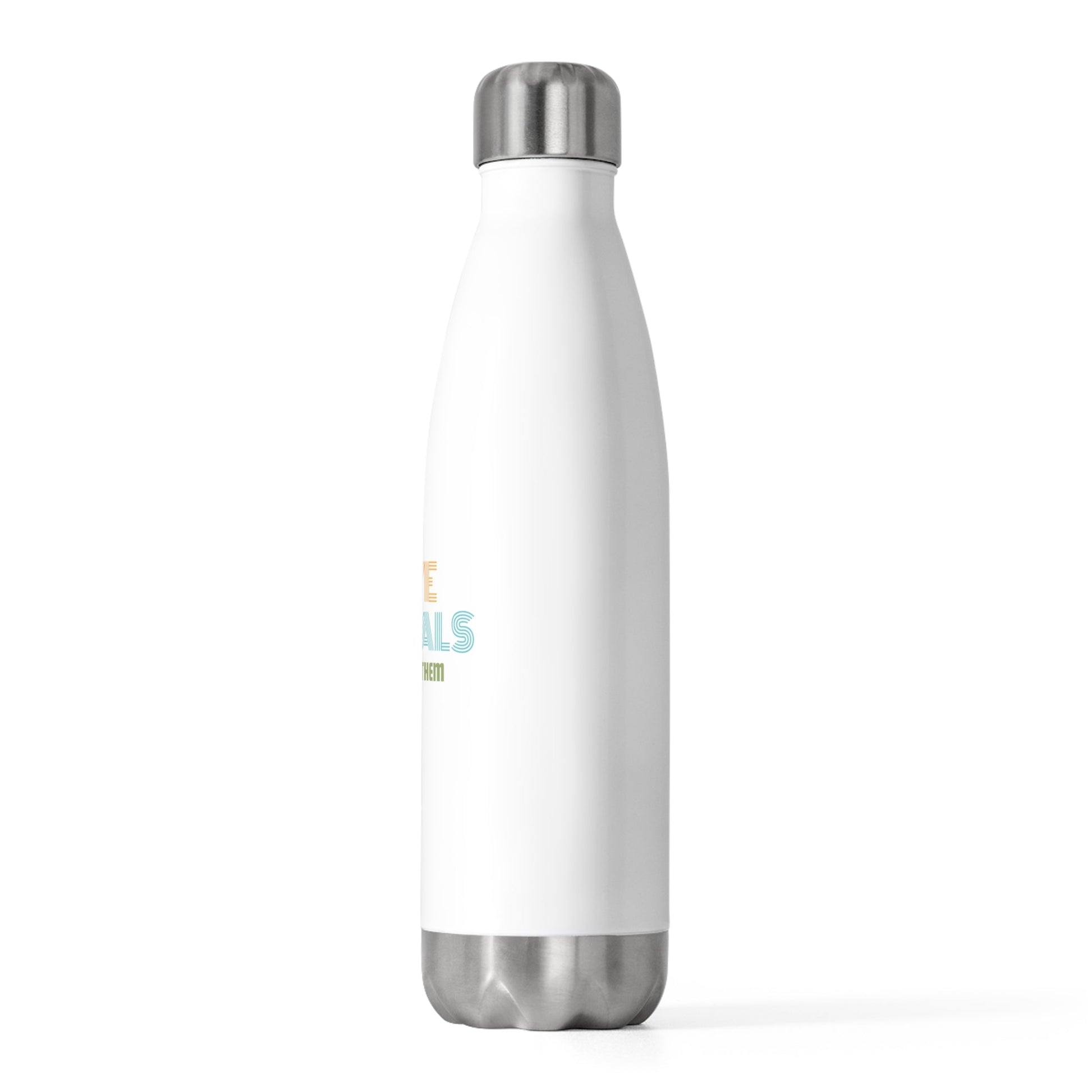 Love Animals, Don't Eat Them - 20oz Insulated Water Bottle - Vegan America