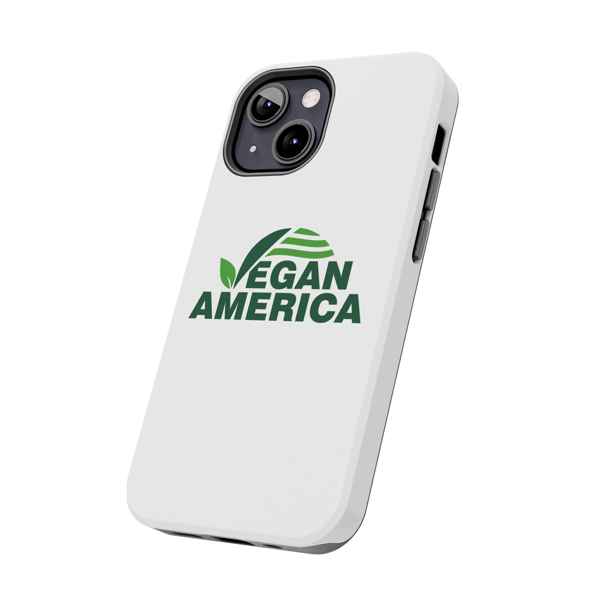 Vegan America Tough Phone Case — Eco - Friendly Plant Logo Protective Cover - Vegan America