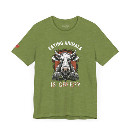 Eating Animals is Creepy T-Shirt - Vegan America