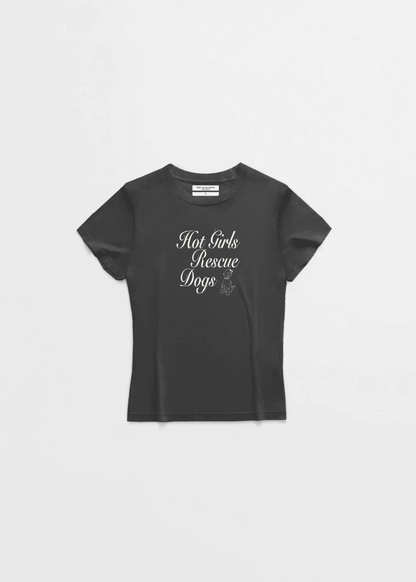 HOT GIRLS RESCUE DOGS BABY TEE - Vegan America
