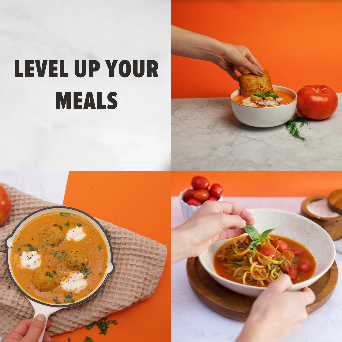 Roasted Tomato - Basil & Coconut Soup